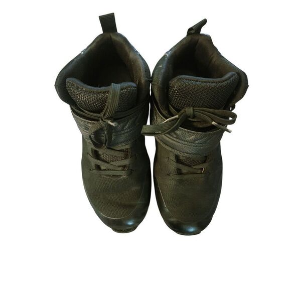 Riddell Heater Mid Strap Football Cleat Black White Kids Youth Size 2 - Picture 12 of 14